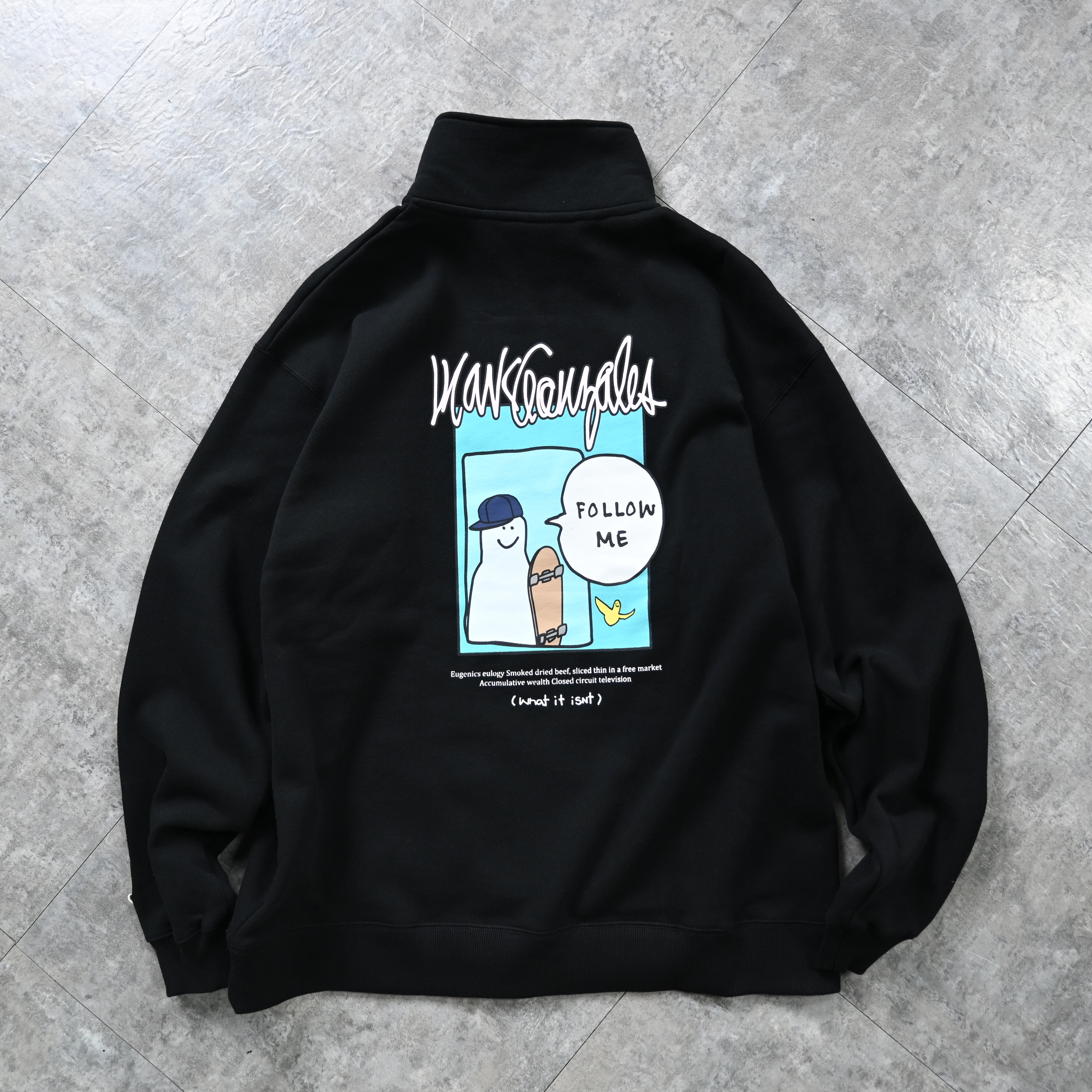 (What it isNt) ART BY MARK GONZALES Half Zip Sweater