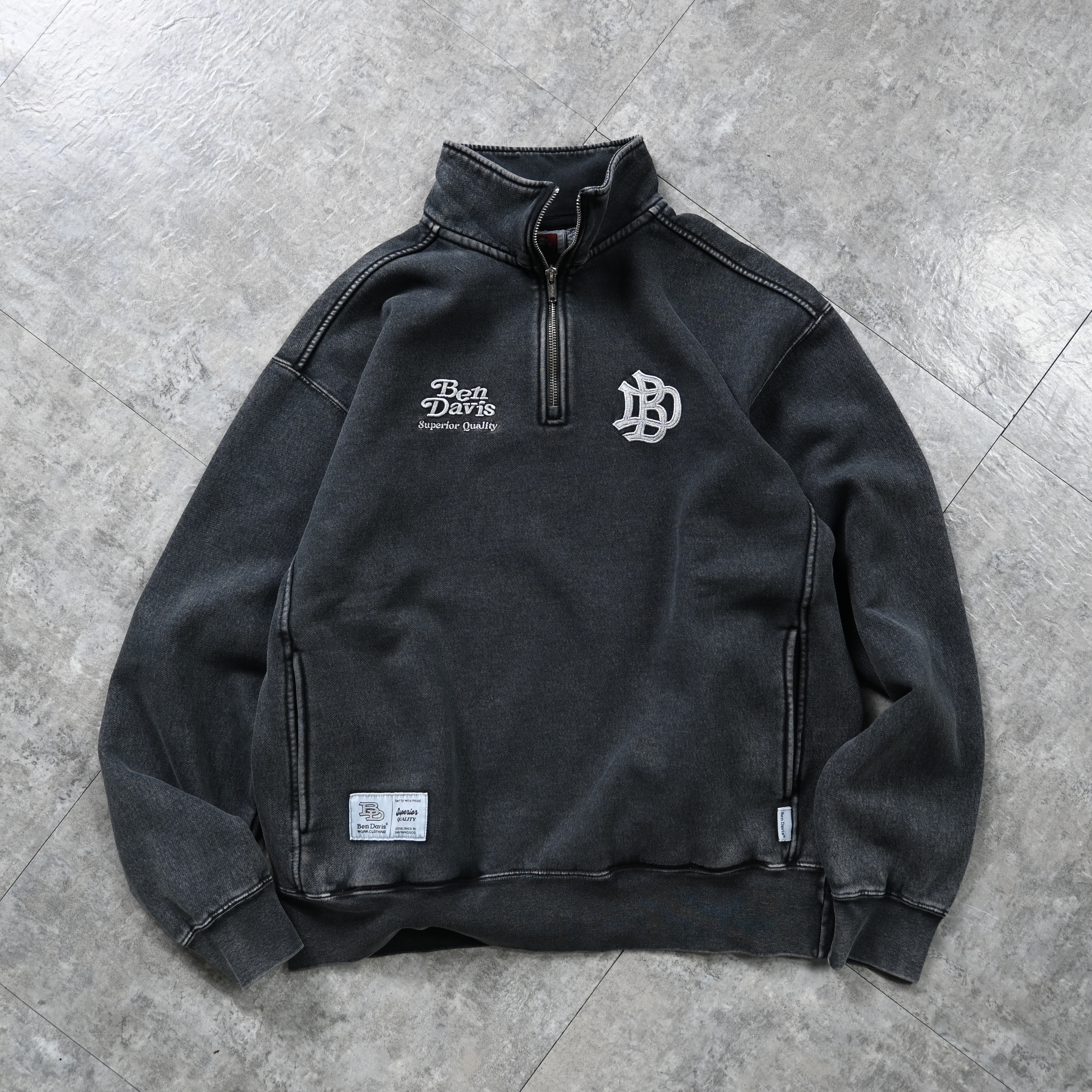 Ben Davis JP Leaguer Faded Half Zip