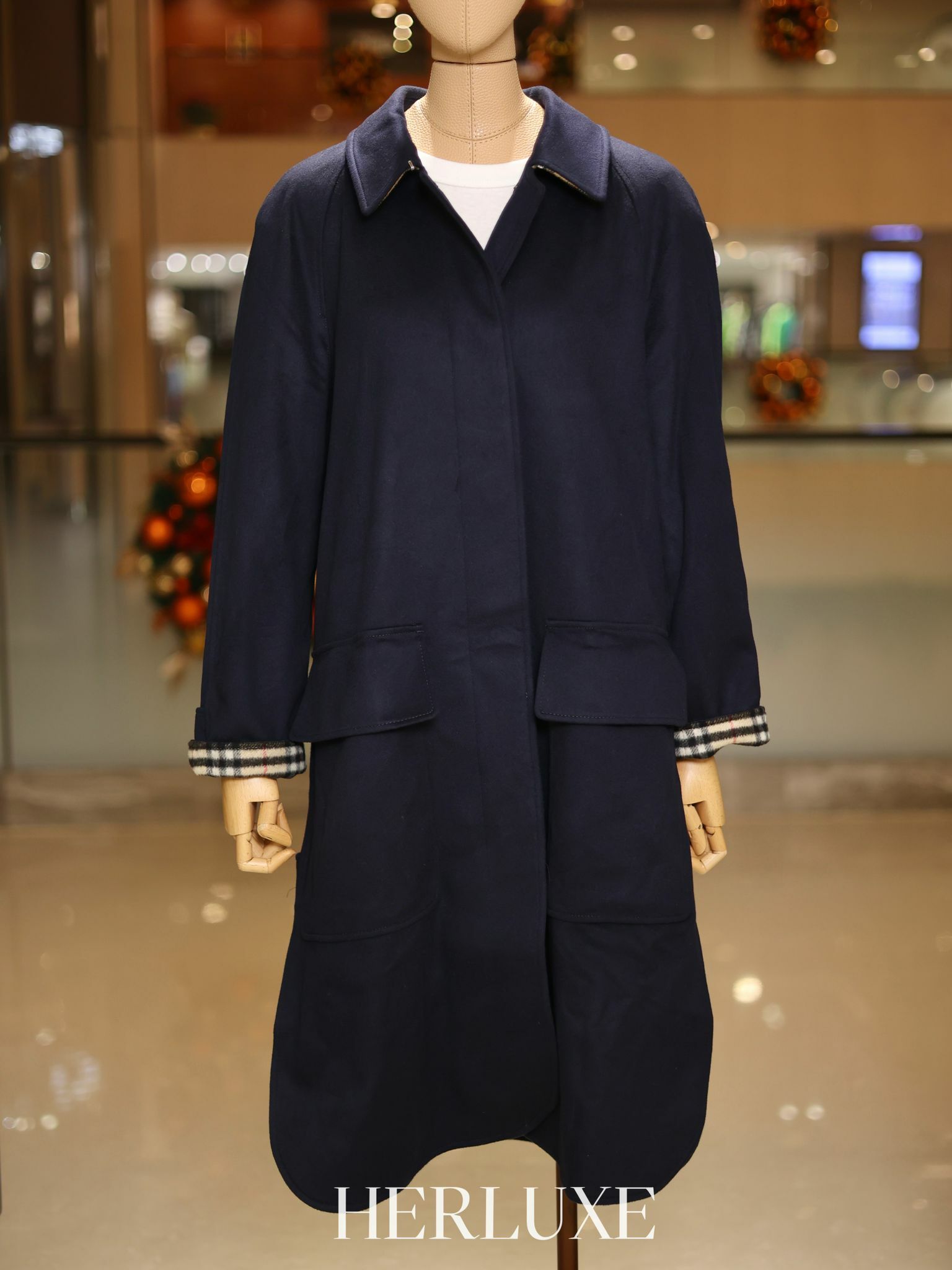 Burberry 羊毛褸 藍色