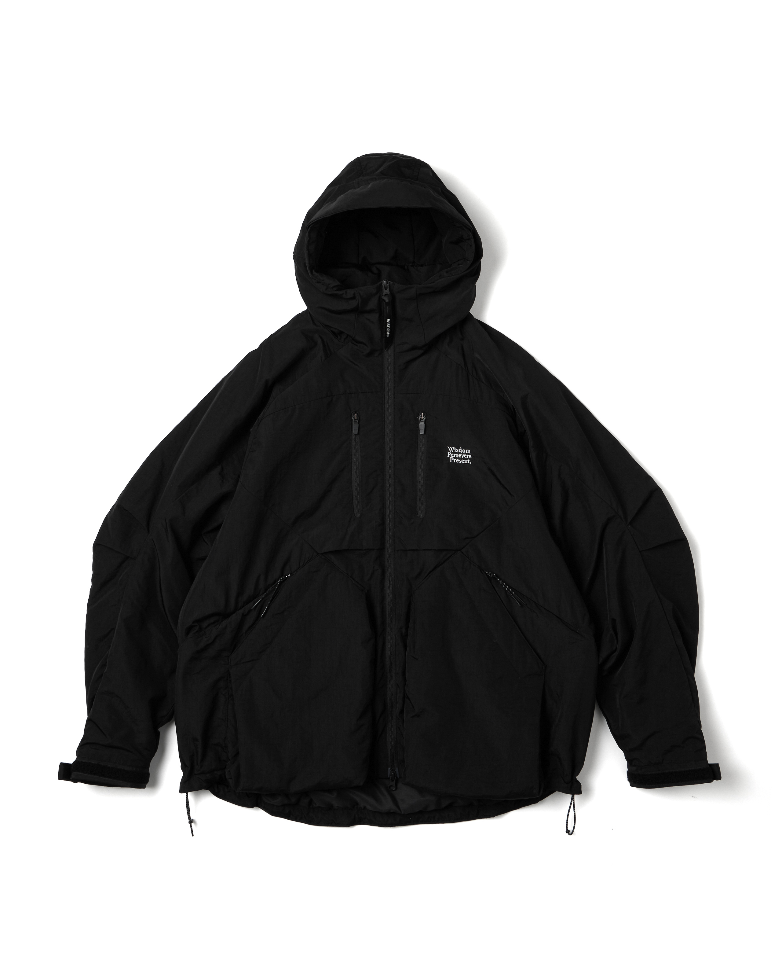 WISDOM® x PERSEVERE - LOOMED ECHOES - STYLE 04 INSULATED JACKET - BLACK