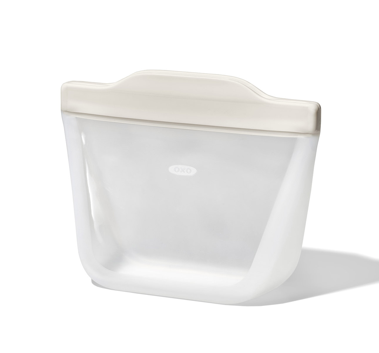 美國品牌OXO Good Grips 站立式可重用矽膠密封袋 (12 oz / 355ml ) -麥色 -11386000