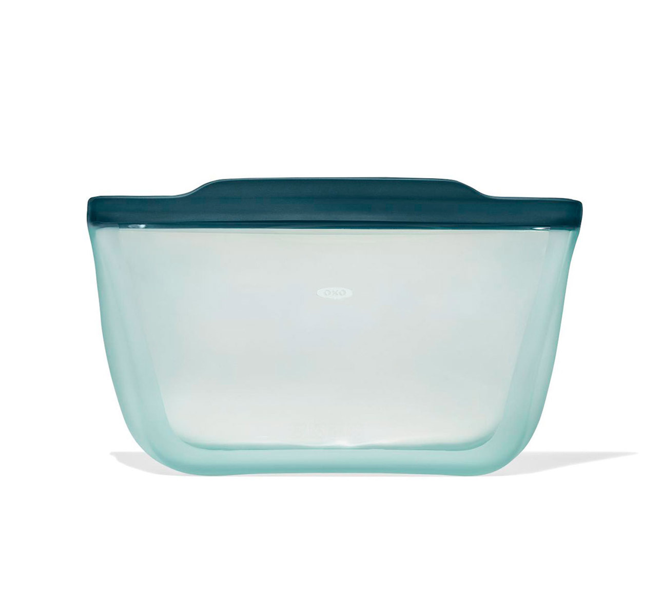 美國品牌OXO Good Grips 站立式可重用矽膠密封袋 (64 oz / 1893ml) -湖藍色 -11388500