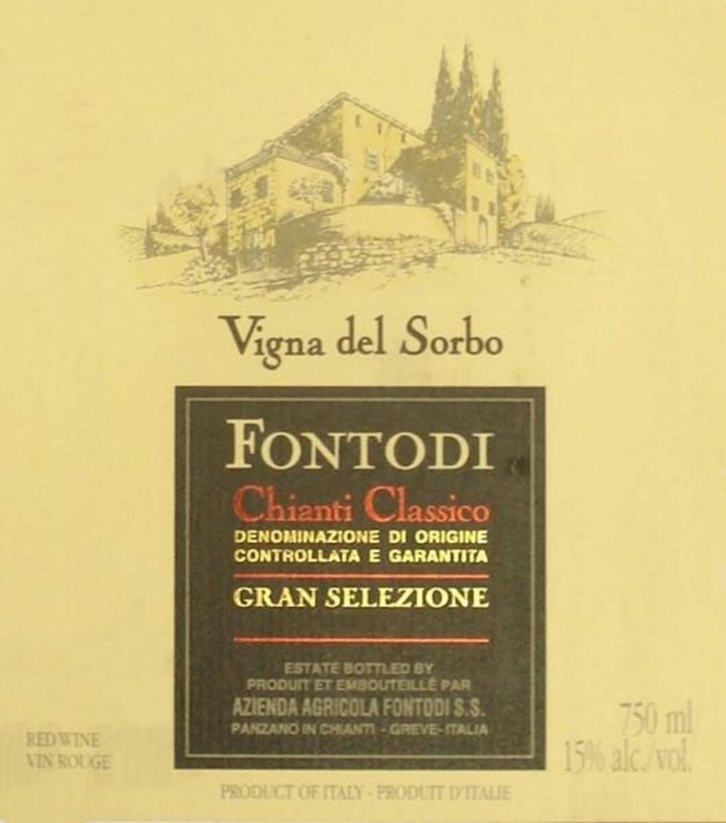 Fontodi Chianti Classico Gran Selezione Vigna del Sorbo 2015 (RP96)