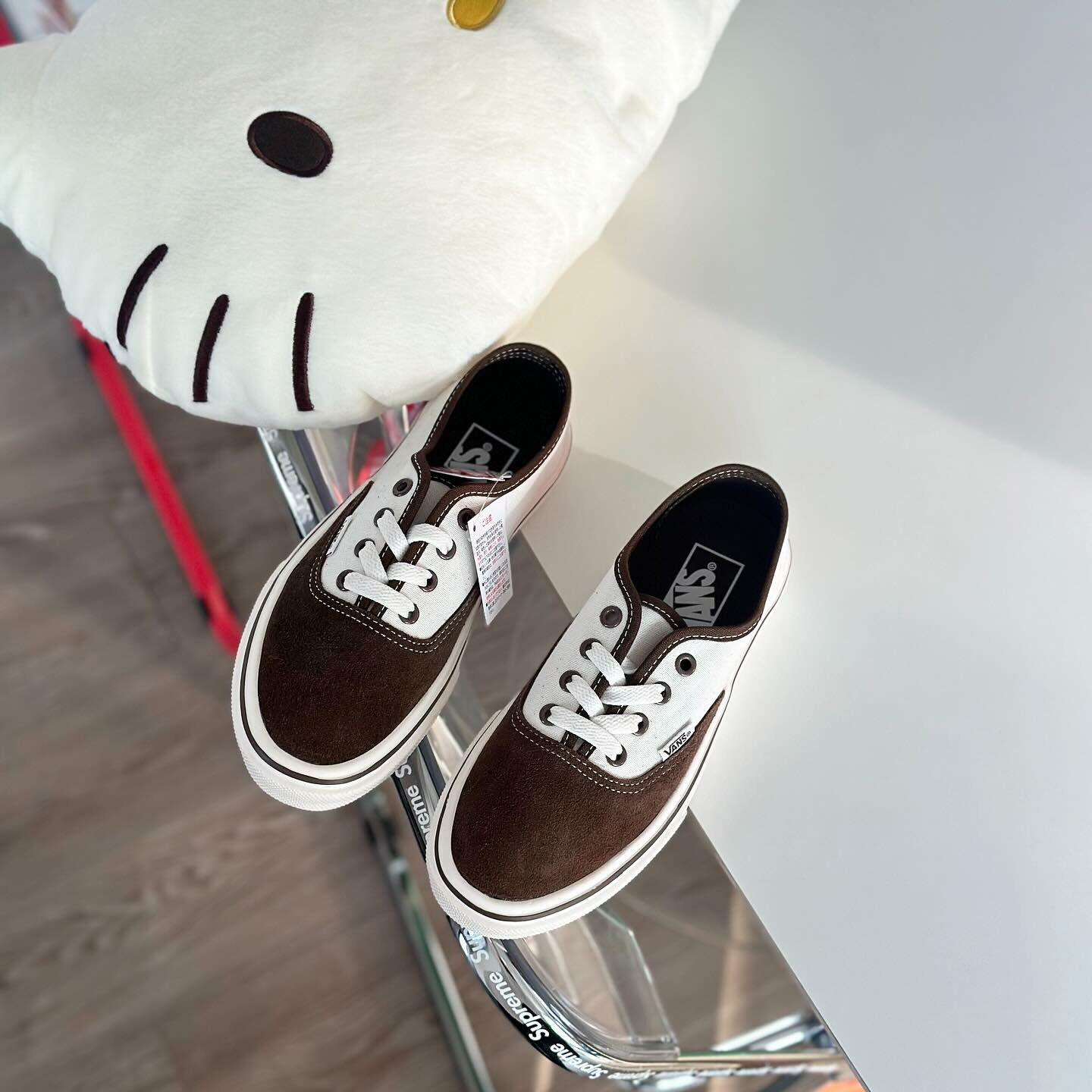 Vans Authentic Lite 日本限定 巧克力白 巧克力布朗尼 白色 基本款 V44LITEMLT