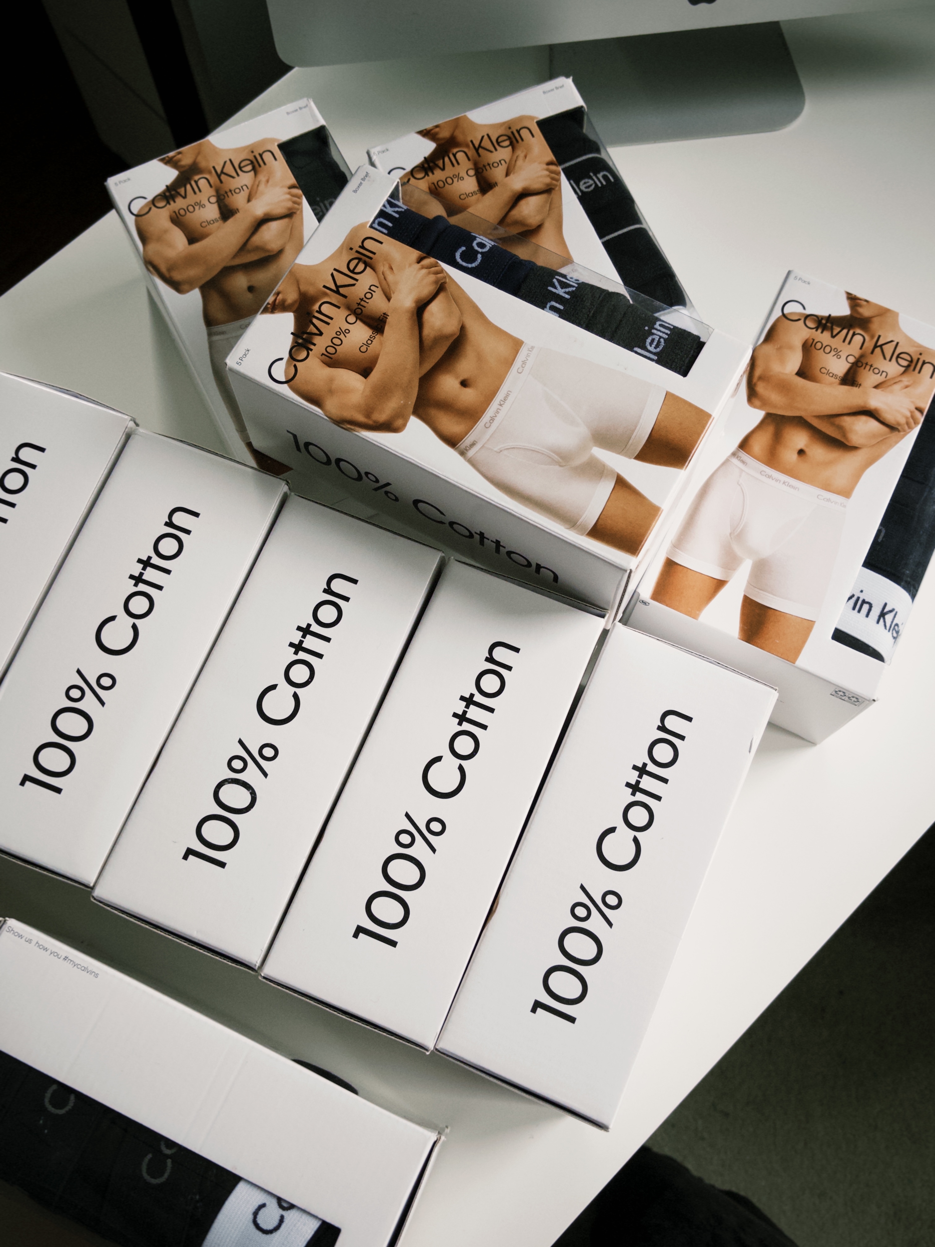 Calvin Klein  Boxer Briefs 經典  四角褲 五入組