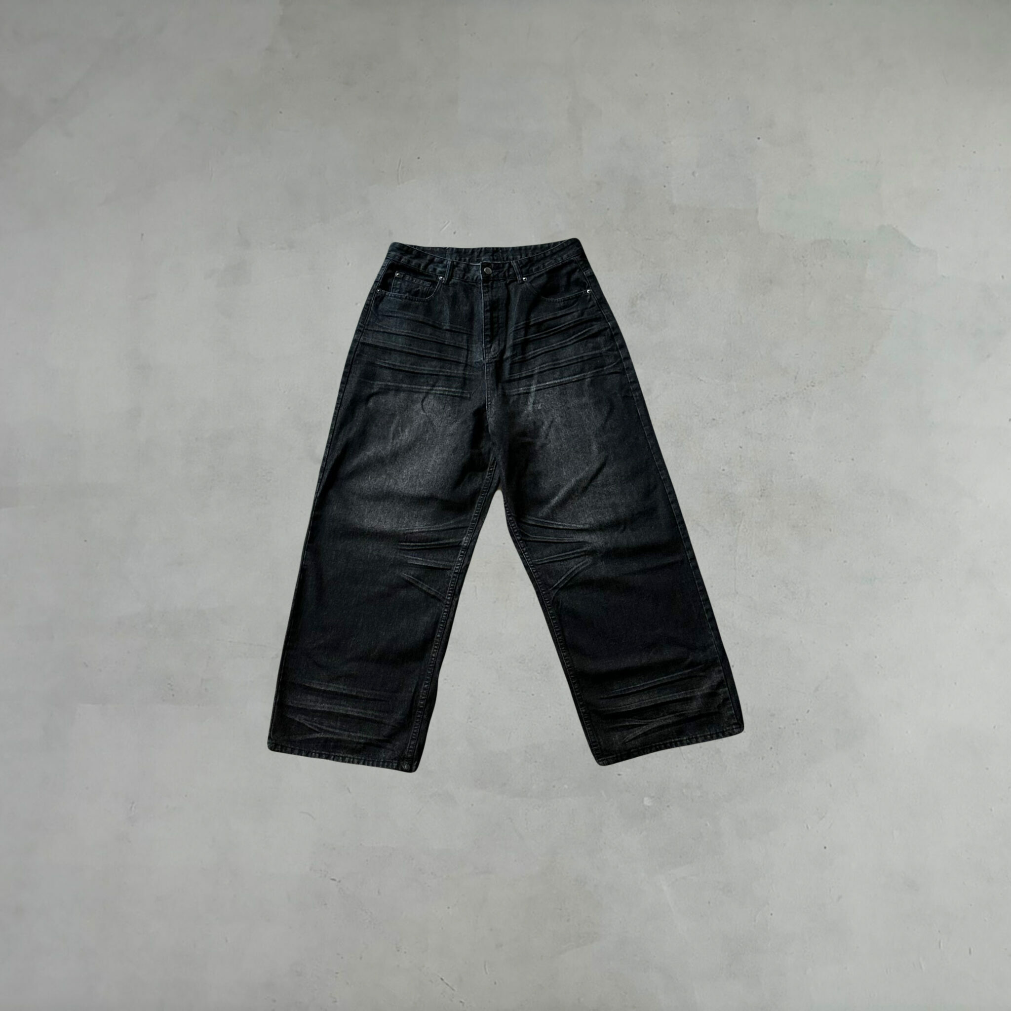 SORA / 24SS Baggy Jeans - BLACK