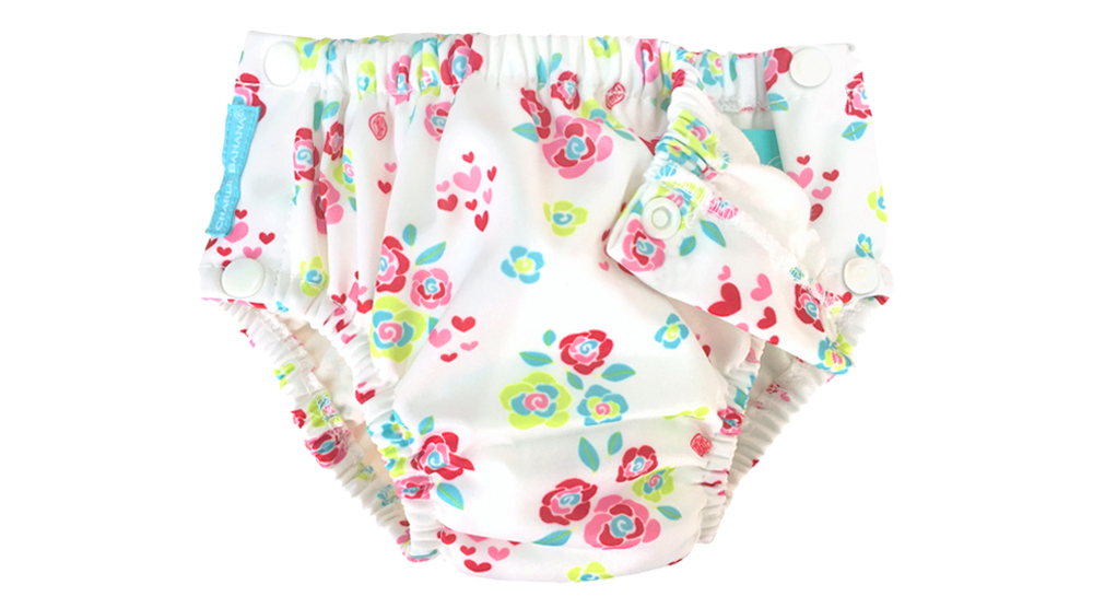 2 合 1 游泳+學習褲可機洗 (有機棉裡) 有啪鈕