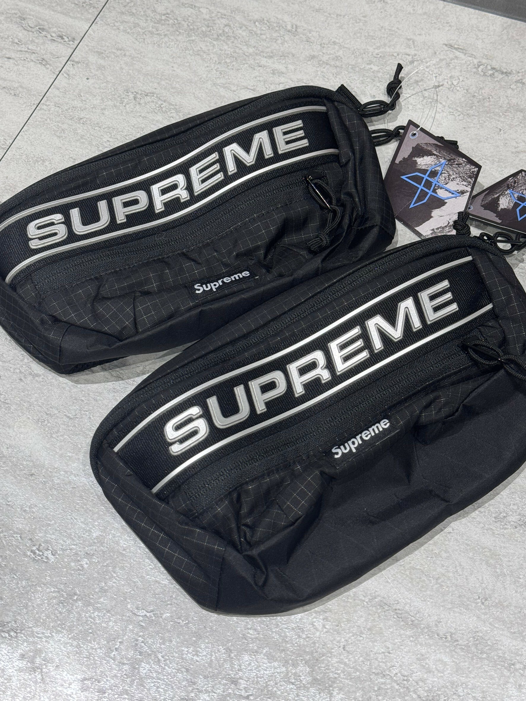 Supreme 3D Logo Waist Bag 腰包 黑色