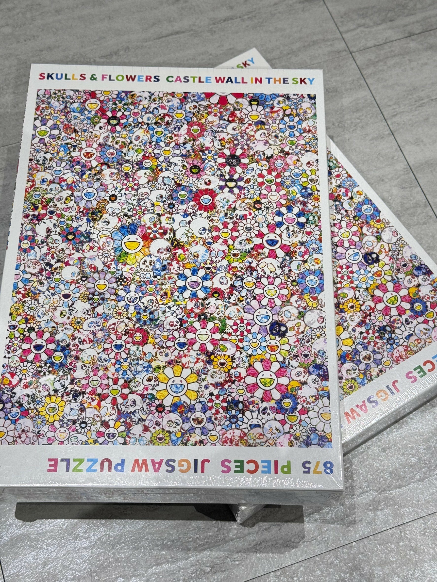 村上隆 拼圖 病毒花朵 彩色 875片