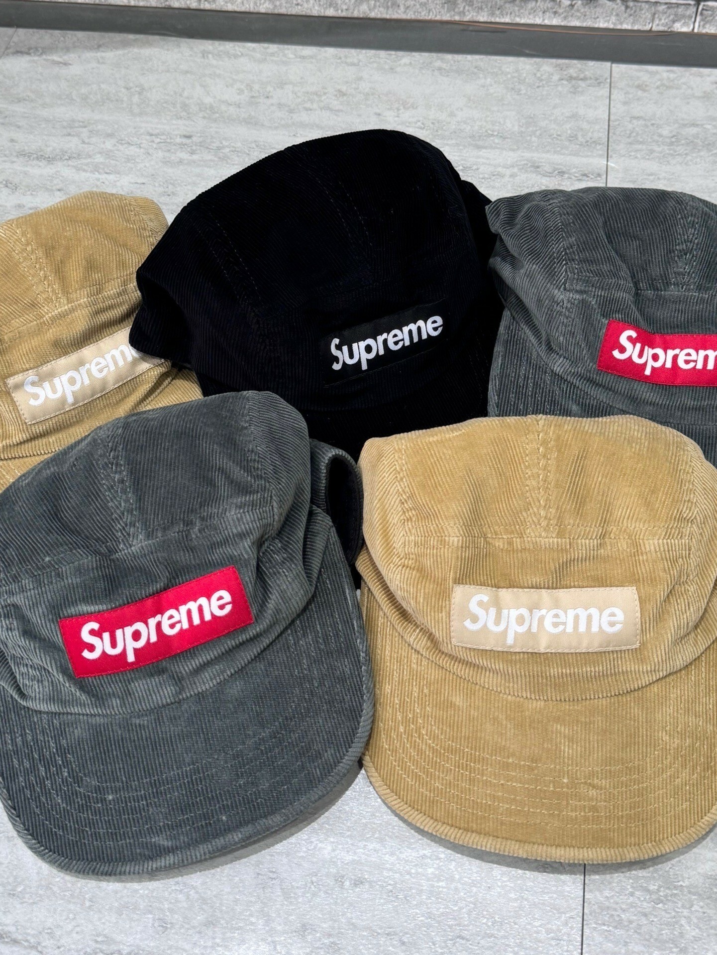 Supreme Corduroy Camp Cap 燈心絨 老帽