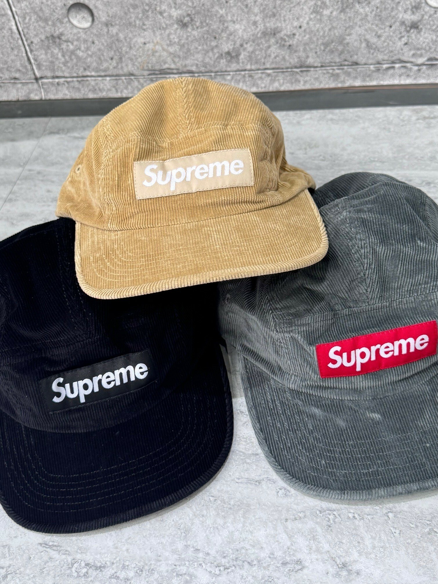 Supreme Corduroy Camp Cap 燈心絨 老帽