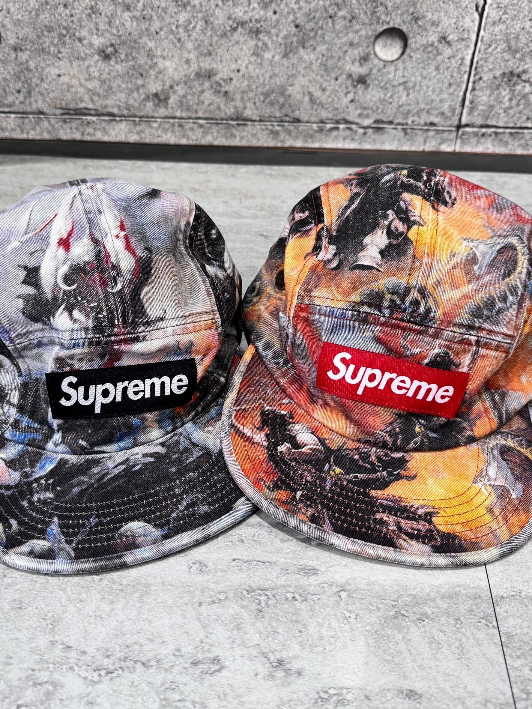 SUPREME FRAZETTA CAMP CAP 諸神圖案 分割帽