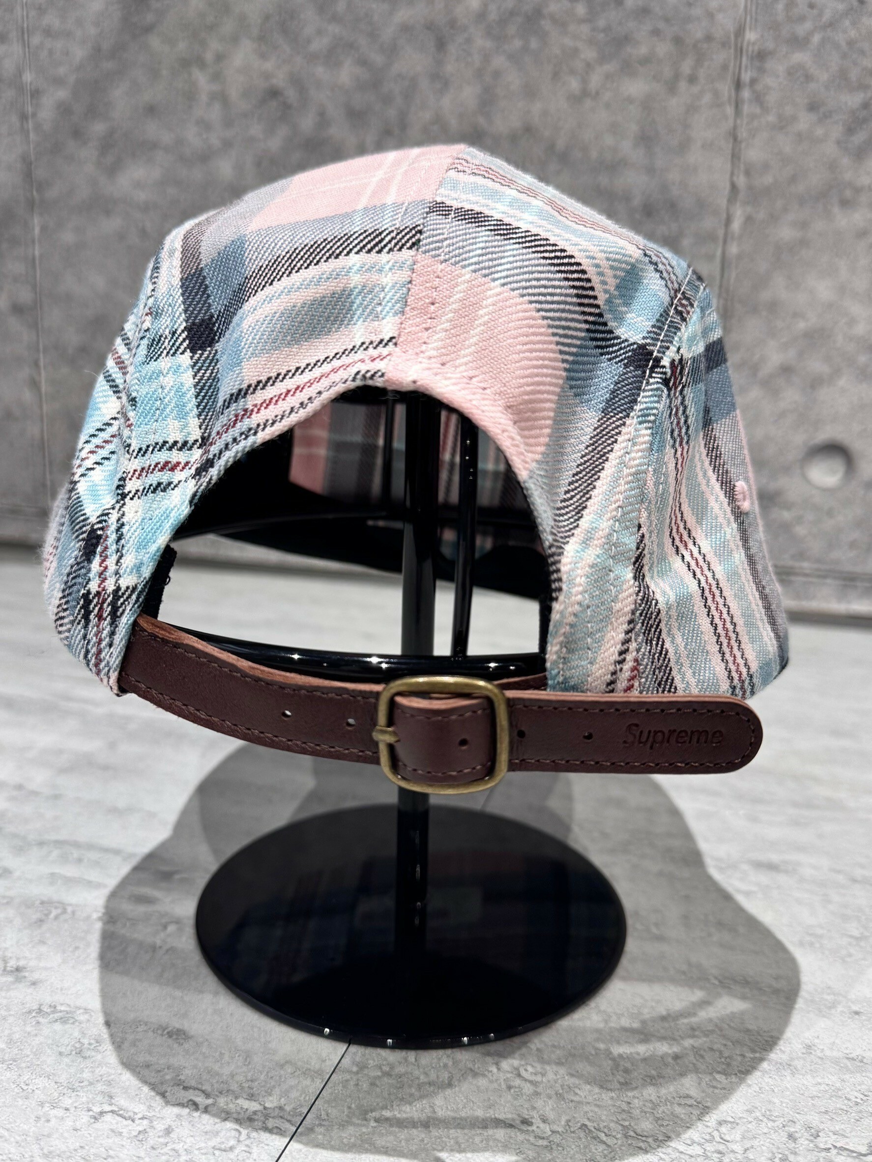 SUPREME LOCHCARRON CAMP CAP 格紋 分割帽