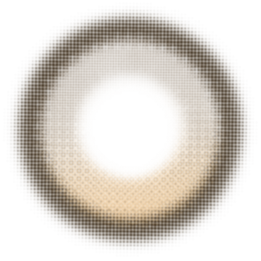 [月拋13.4mm] LENBLING 1 Month Pureble Ash Brown 彩妝隱形眼鏡｜每盒2片