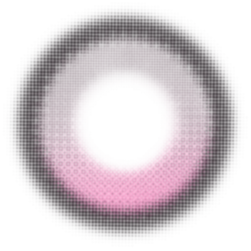 [月拋13.4mm] LENBLING 1 Month Pureble PASTEL PINK 彩妝隱形眼鏡｜每盒2片