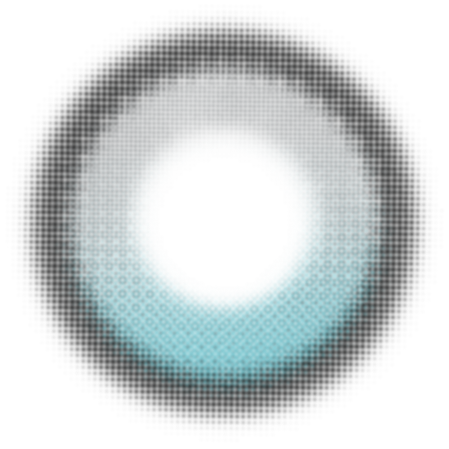 [月拋13.4mm] LENBLING 1 Month Pureble Ocean Blue 彩妝隱形眼鏡｜每盒2片