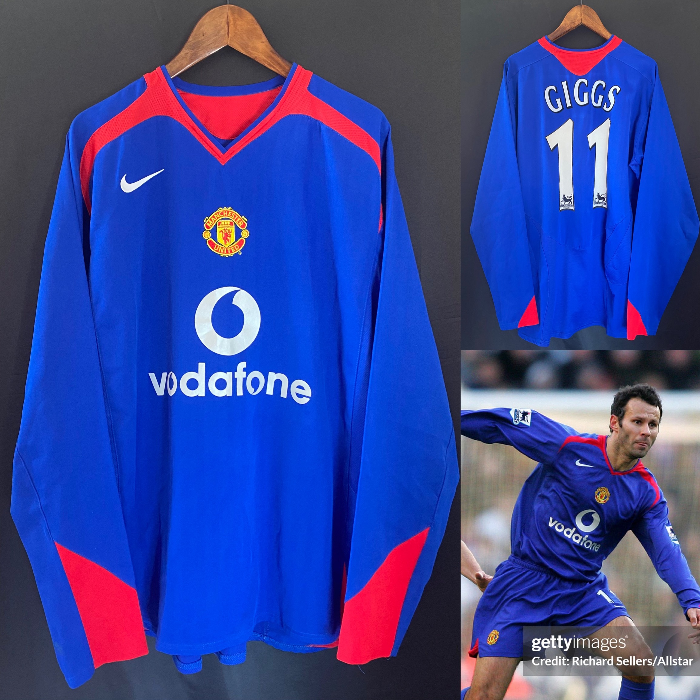 曼聯 2005-2006 Nike 作客長袖球衣 #11 GIGGS