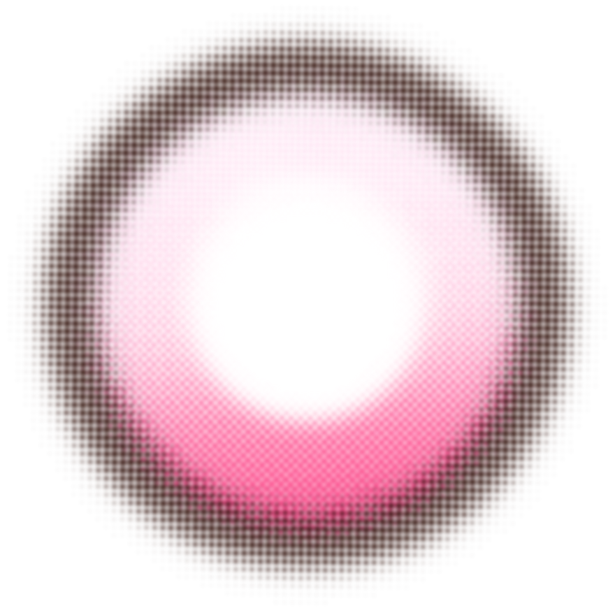 [月拋13.4mm] LENBLING 1 Month Pureble Hot Pink  彩妝隱形眼鏡｜每盒2片