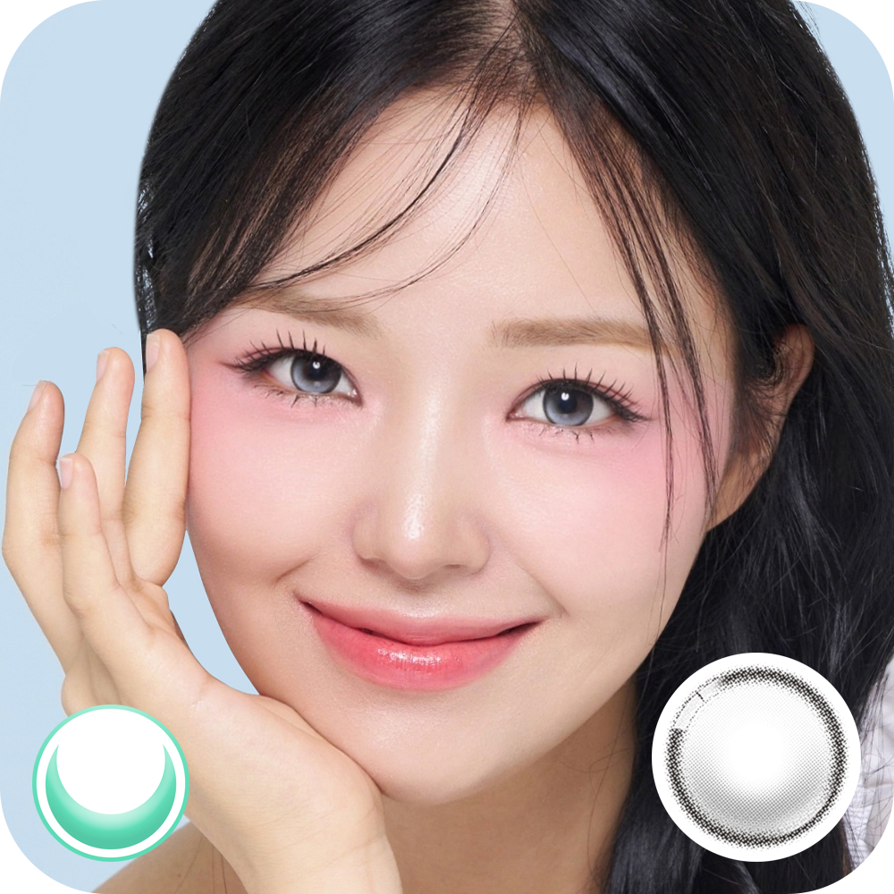 [月拋13.0mm] LENBLING 1 Month ShyRing Gray  彩妝隱形眼鏡｜每盒2片