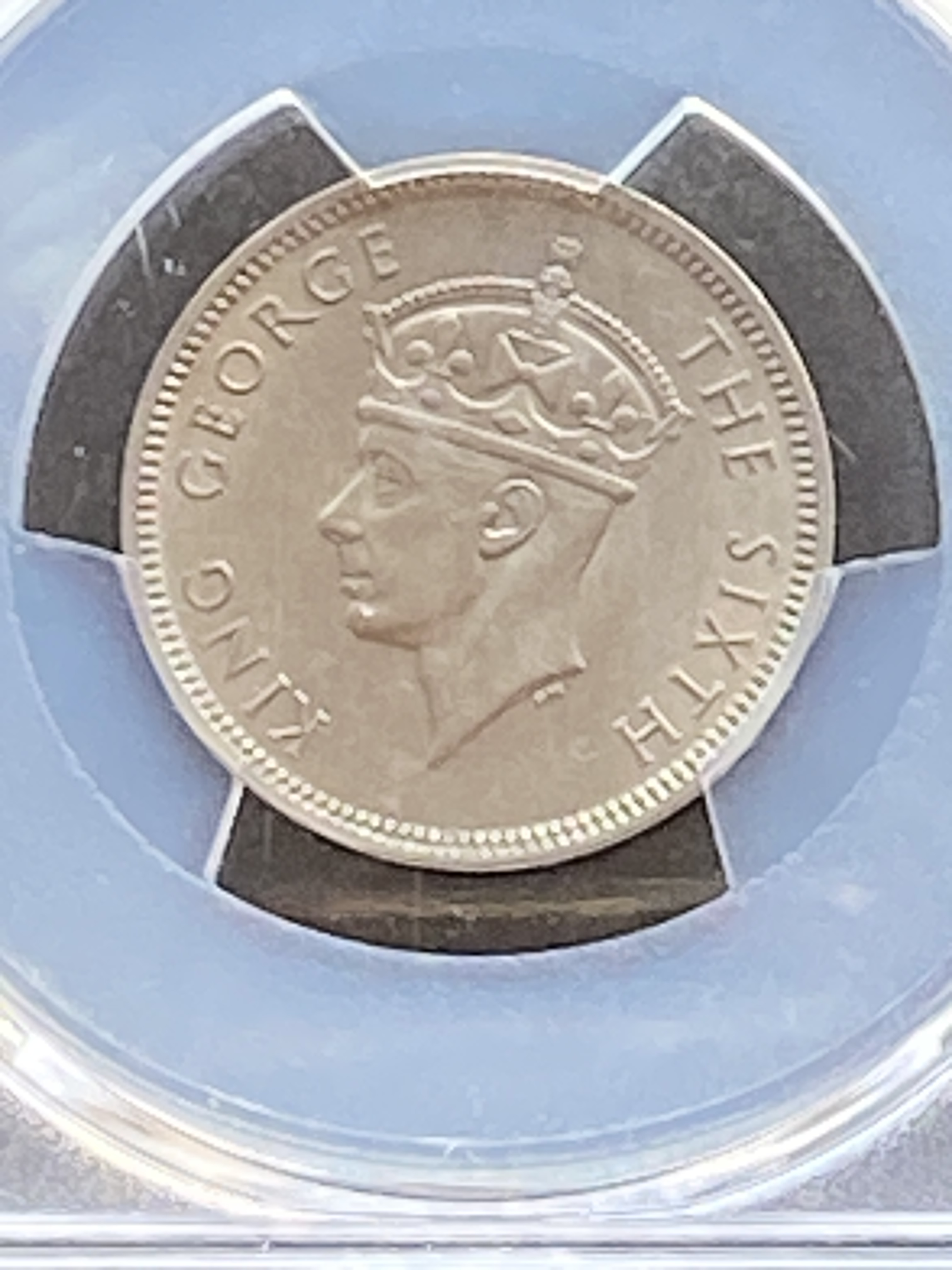 1951年喬治六世五毫(PCGS MS 63分)