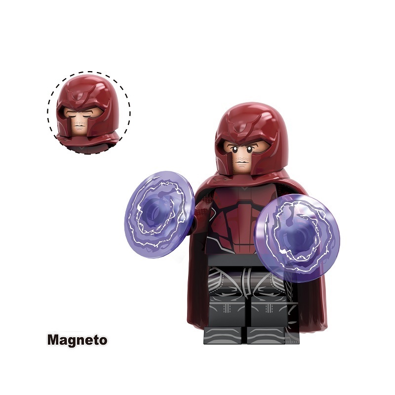 Magneto X-Men Custom Marvel Minifigs Minifigures Fit Lego TV1064