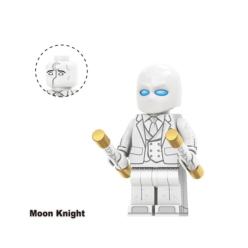 Moon Knight Marvel Custom Minifigures Minifigs Fit Lego TV1061