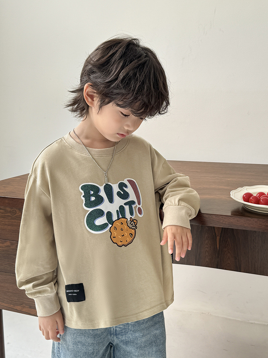 100%優質棉餅乾上衣