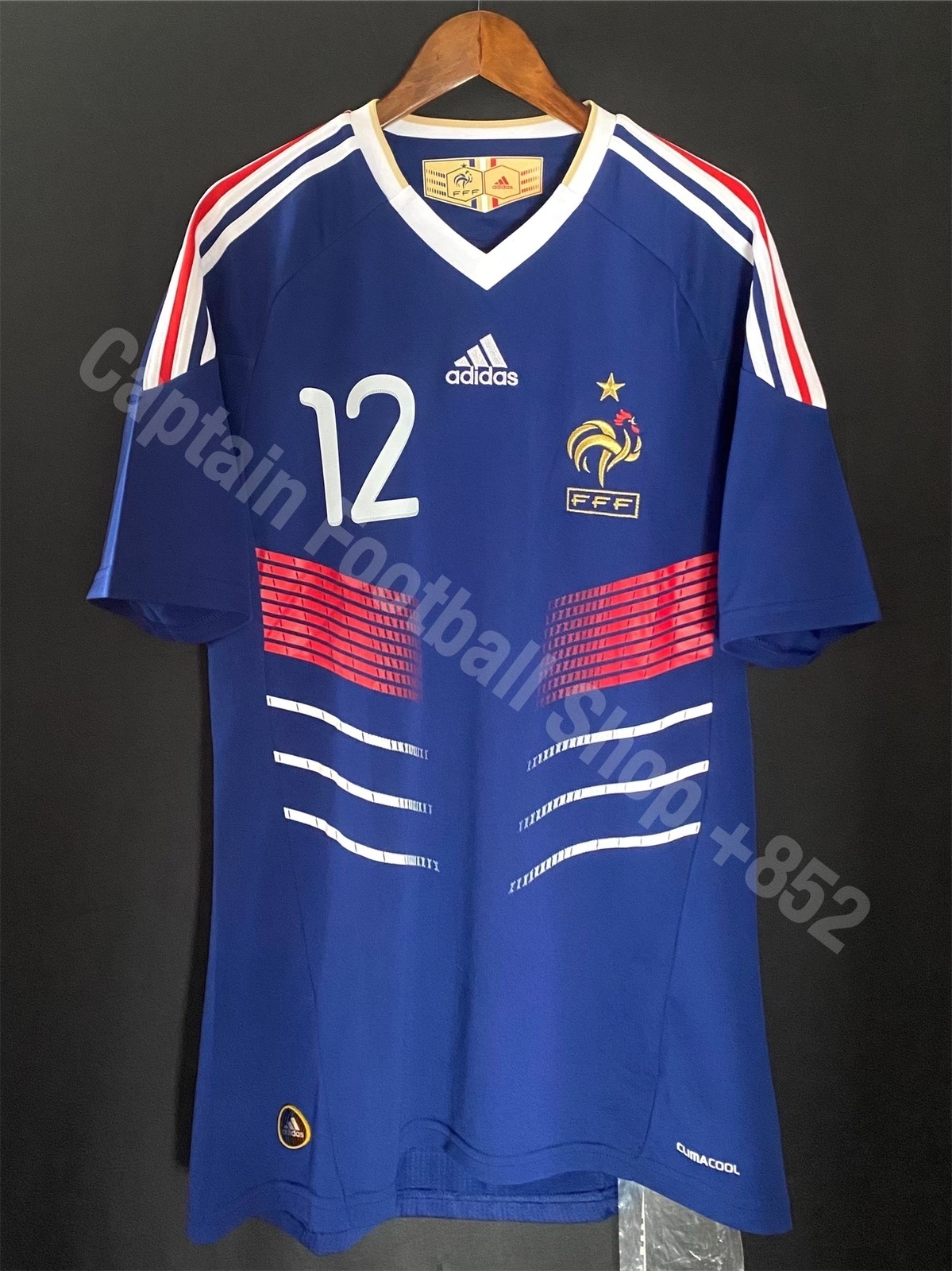France 2010 FIFA World Cup Adidas Home Shirt #12 HENRY