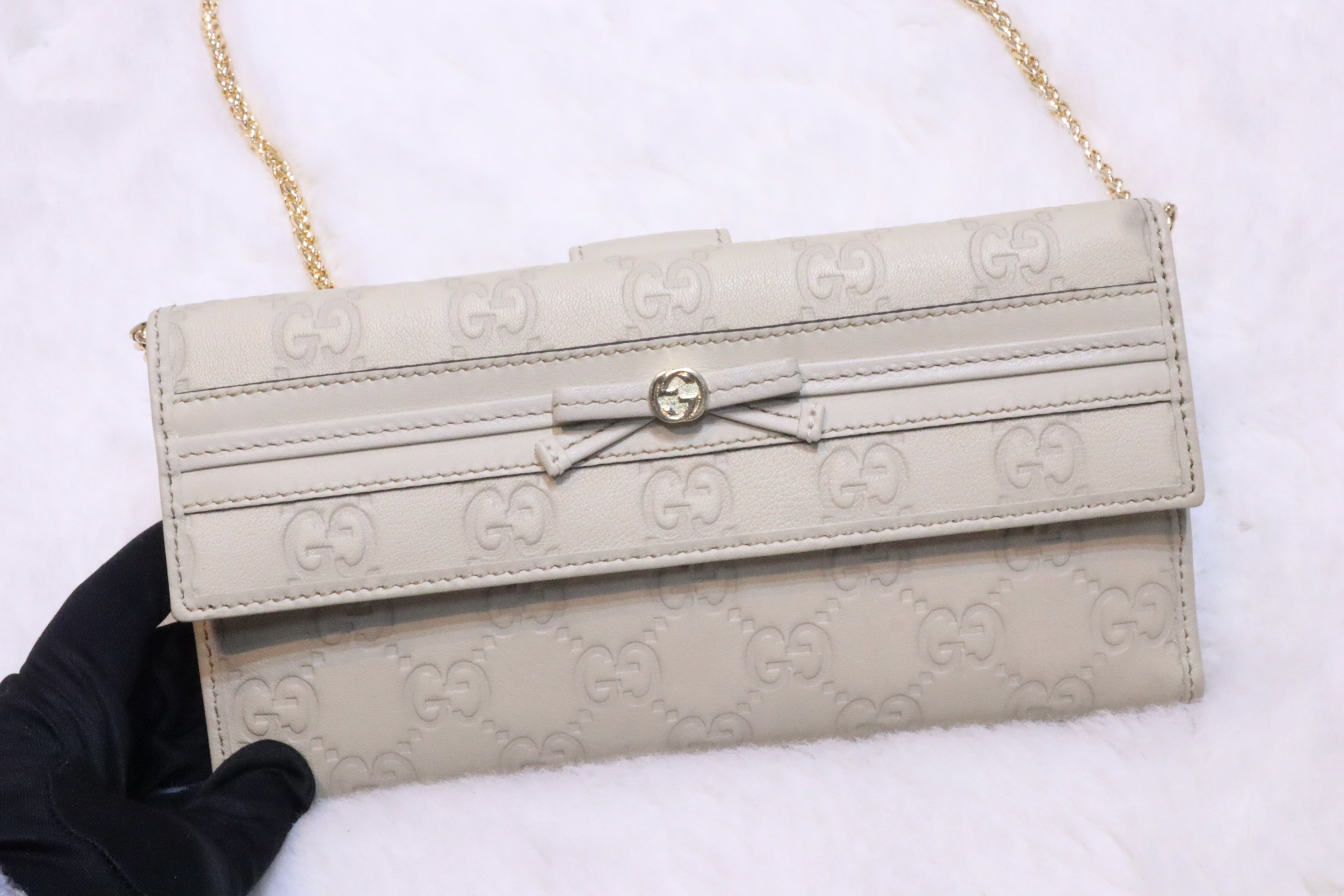 Gucci wallet白色老花🤍