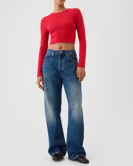 【預購】GAP Modern Cropped G012822 女裝長袖tee