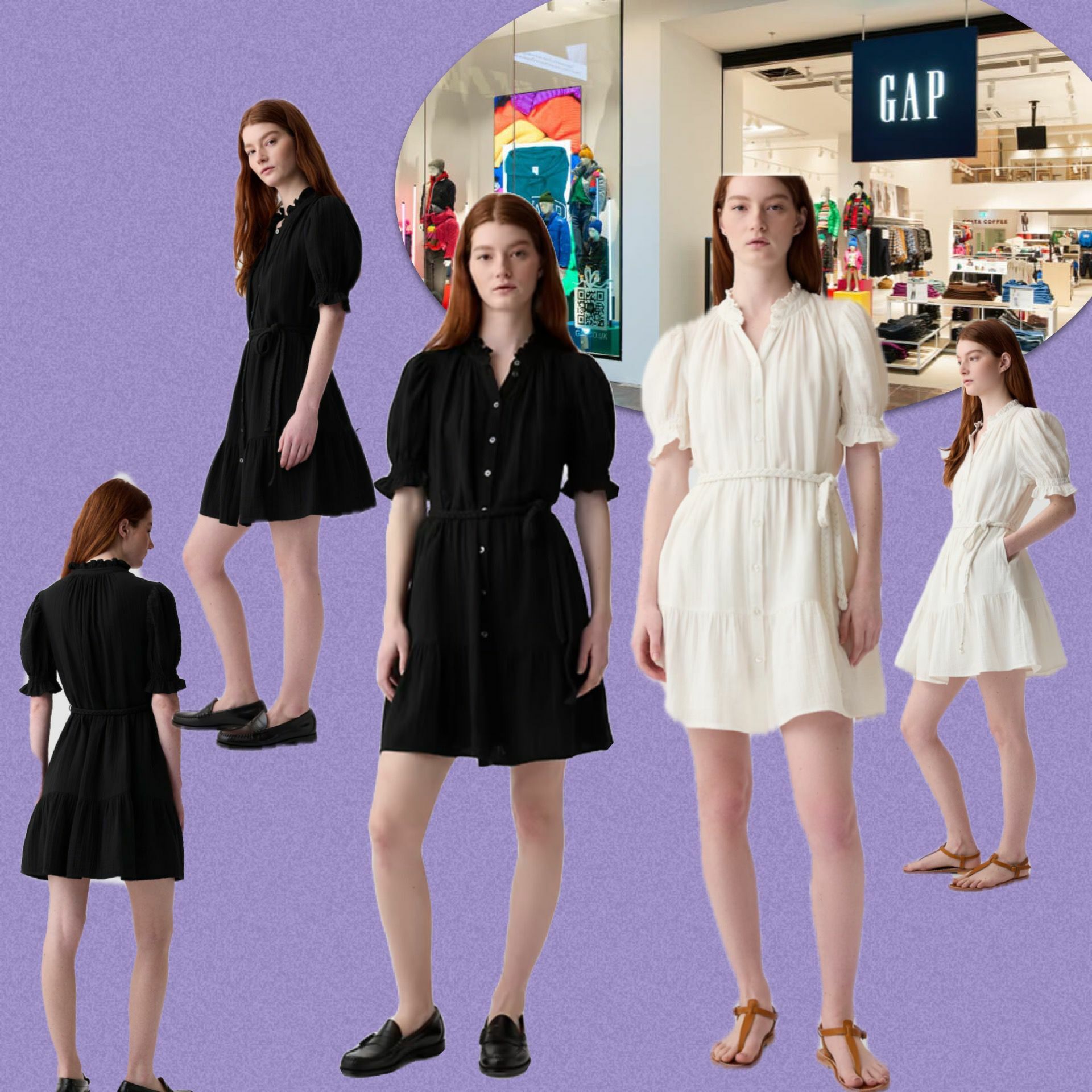 【預購】GAP Crinkle G012825 女裝連衣裙