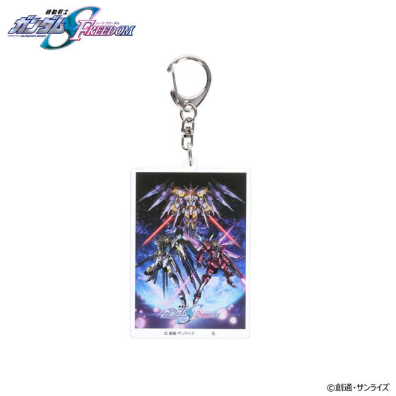 227332 Pbandai 預訂 2025/5月 機動戦士ガンダムSEED FREEDOM メモリアルビジュアル アクリルチャーム