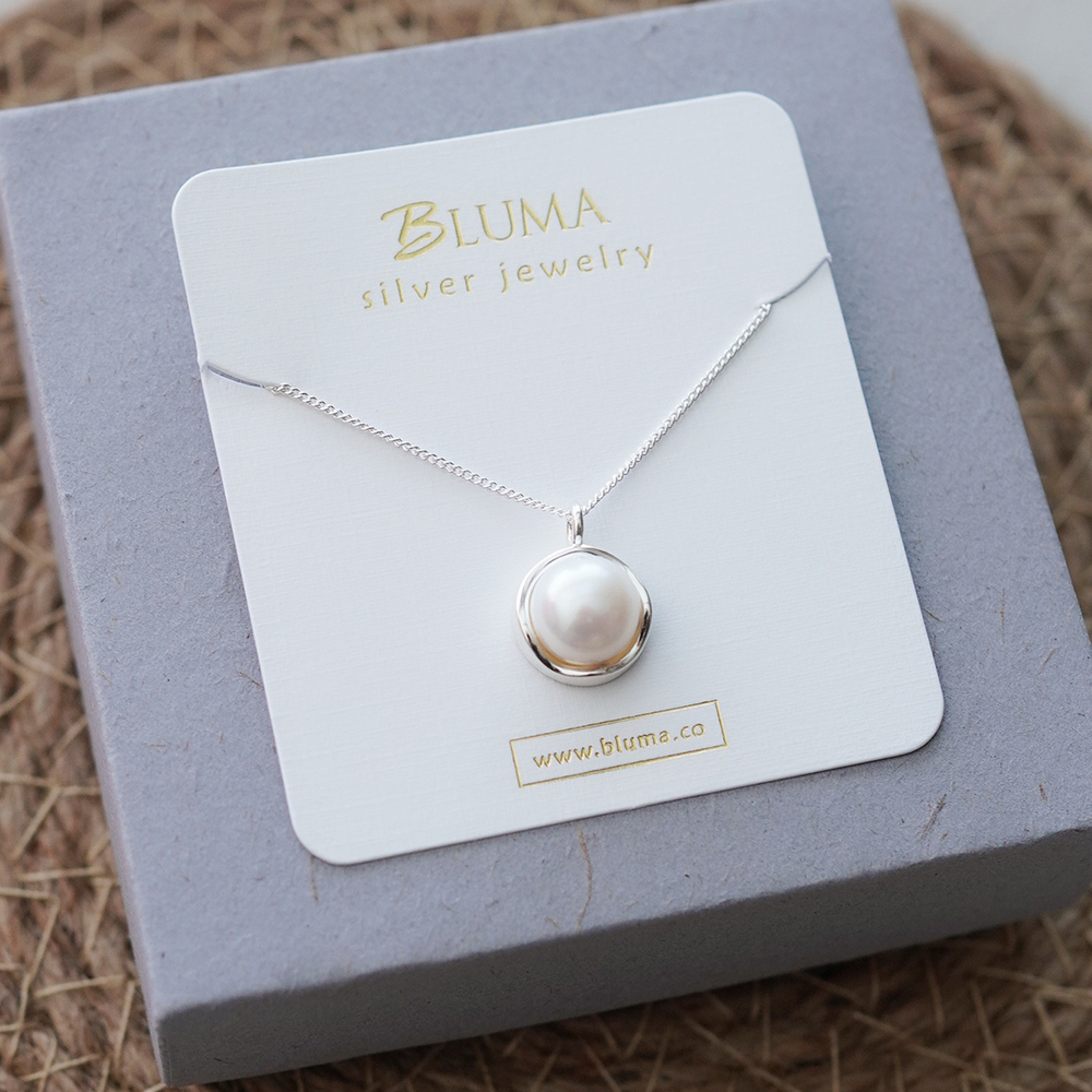 純真淡水珍珠純銀項鍊/ SN927 情人節禮物 簡約 優雅 氣質 聖誕節禮物禮盒