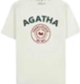 [S] AGATHA 24 NEW short sleeve 08, White, AGT845-008-White (SAG653)