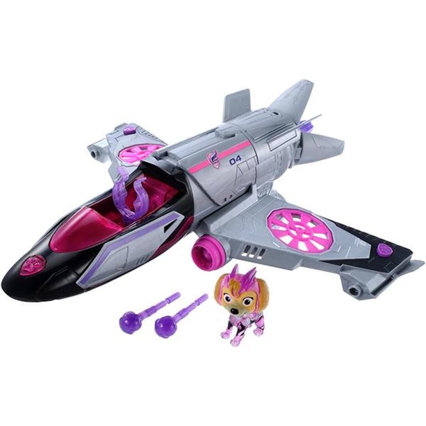 日本版 Paw Patrol The Mighty Movie Skye Mighty Pups 飛行變形噴射機