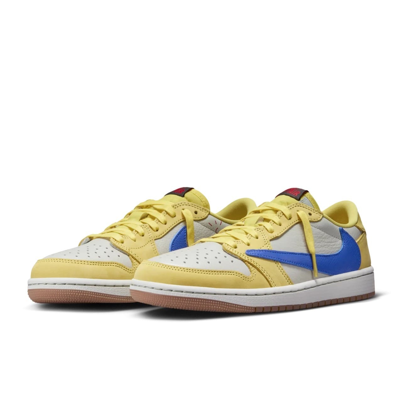 【代購商品】AIR JORDAN 1 LOW OG X TRAVIS SCOTT CANARY 倒勾 低筒 DZ4137-700