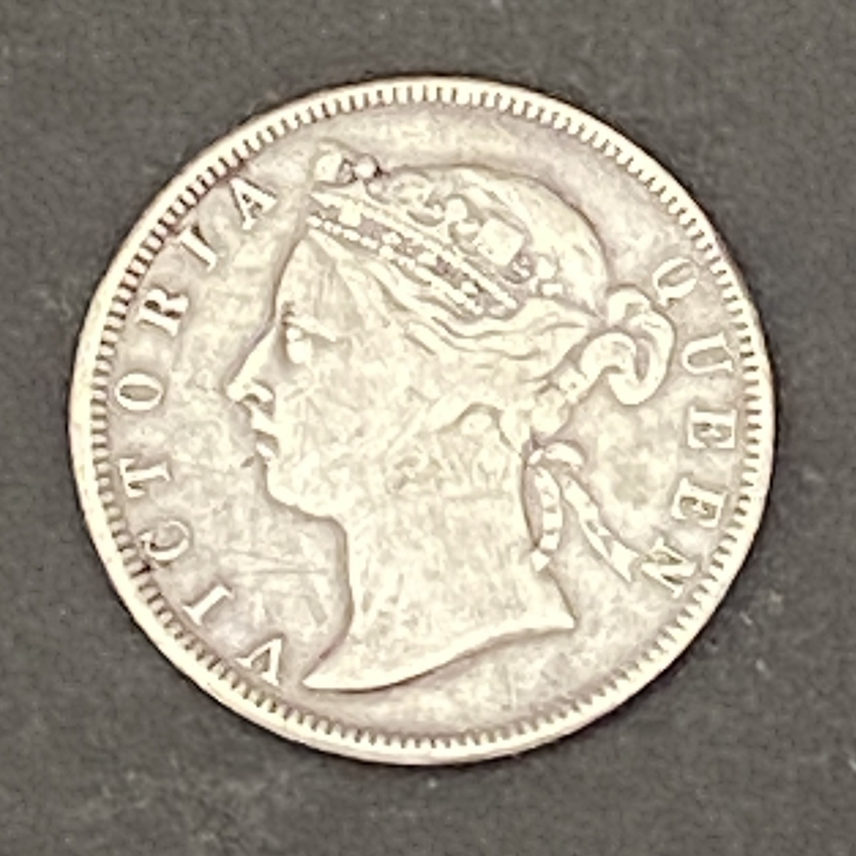 1888 Queen Victoria Twenty Cents (80% silver)