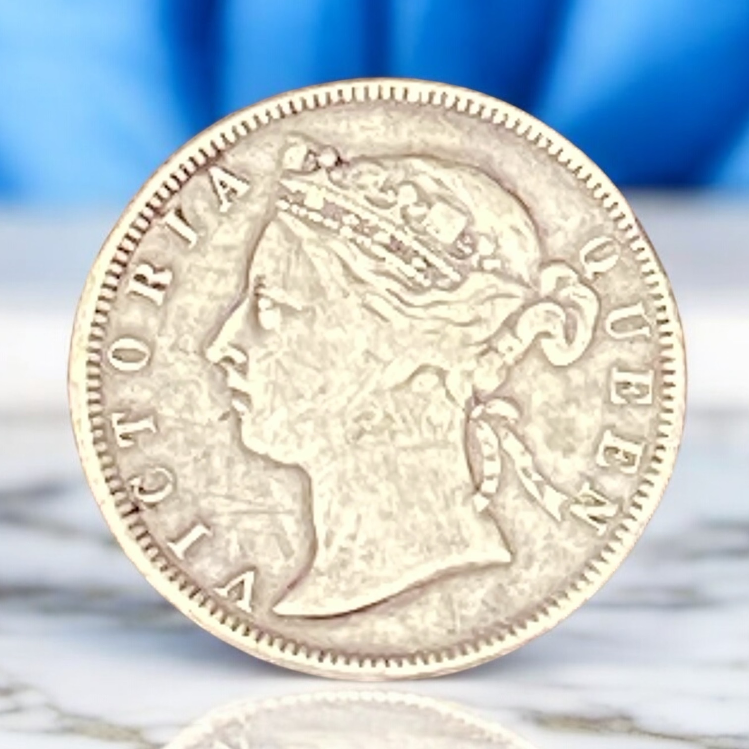 1888 Queen Victoria Twenty Cents (80% silver)