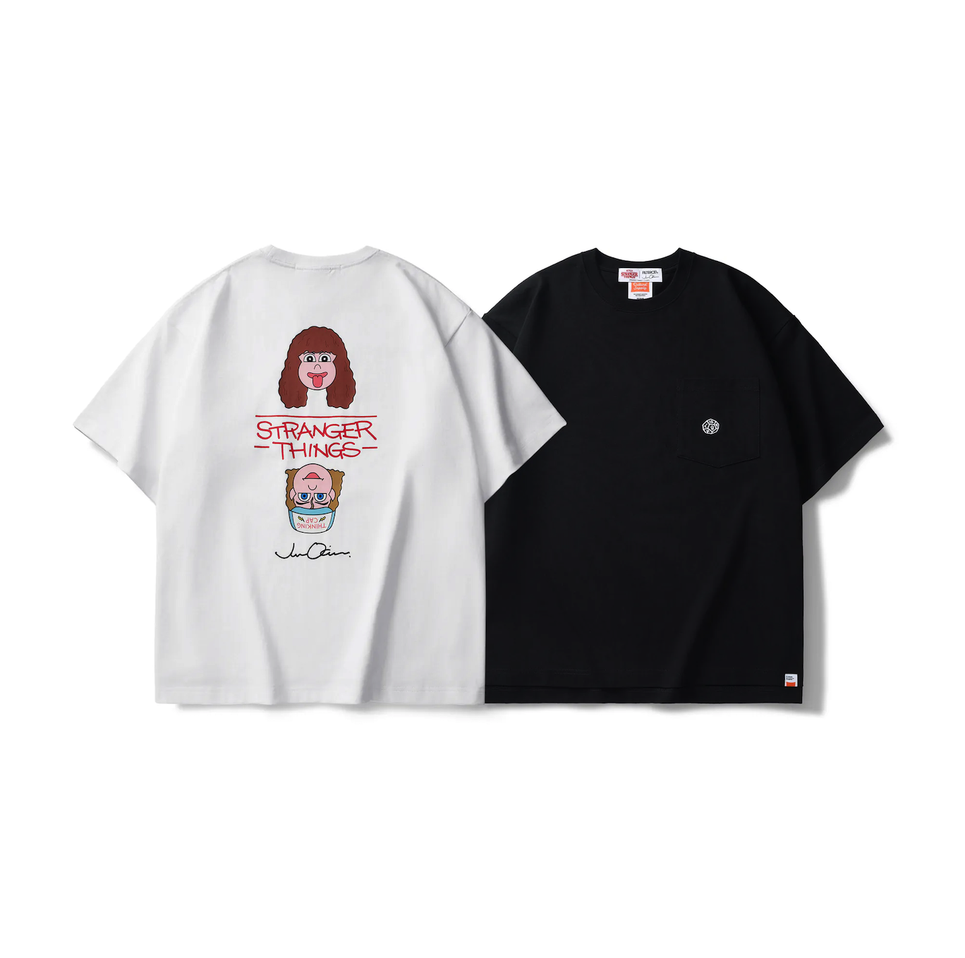 【現貨】FILTER017® X Stranger Things X Jun Oson BFF Pocket Tee / 艾迪與達斯汀口袋短T