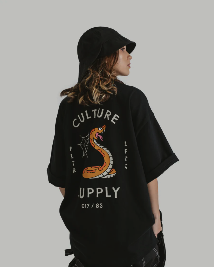 【現貨】FILTER017®Loftice® 蛇年限定企劃 Limited Snake Graphic Tee / 蛇年黑色短T