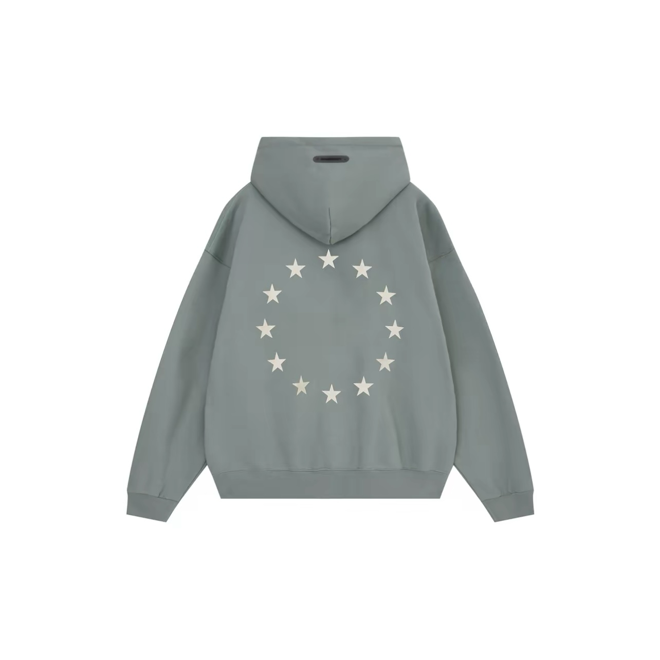 INNERSECT 三生萬物 FOG ESSENTIAL 24FW 美式標語 基本 LOGO 背後圓圈星星 連帽上衣 連帽上衣 帽tee INN24FWTHD131*