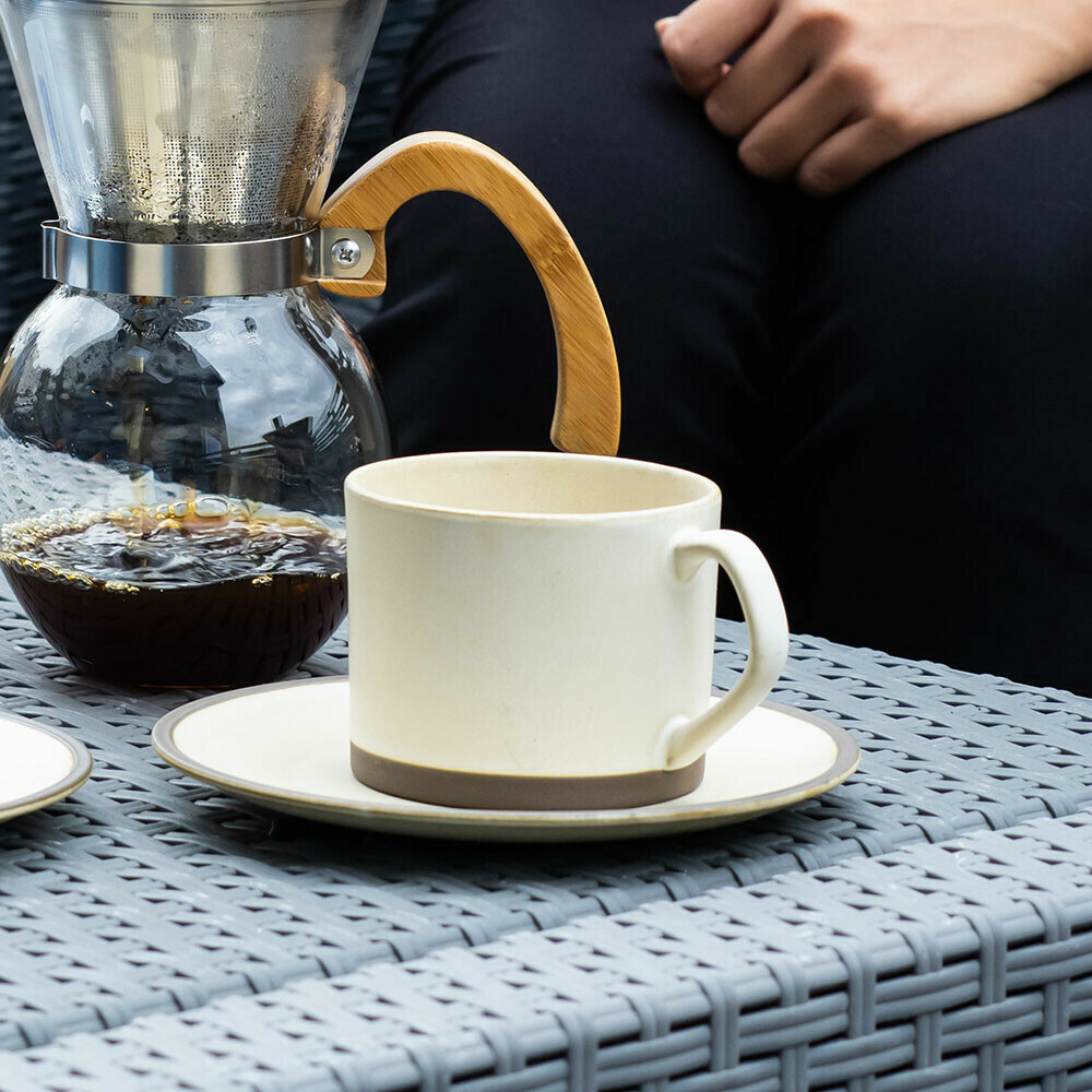 日本 美濃燒 Brew Coffee 咖啡杯盤組