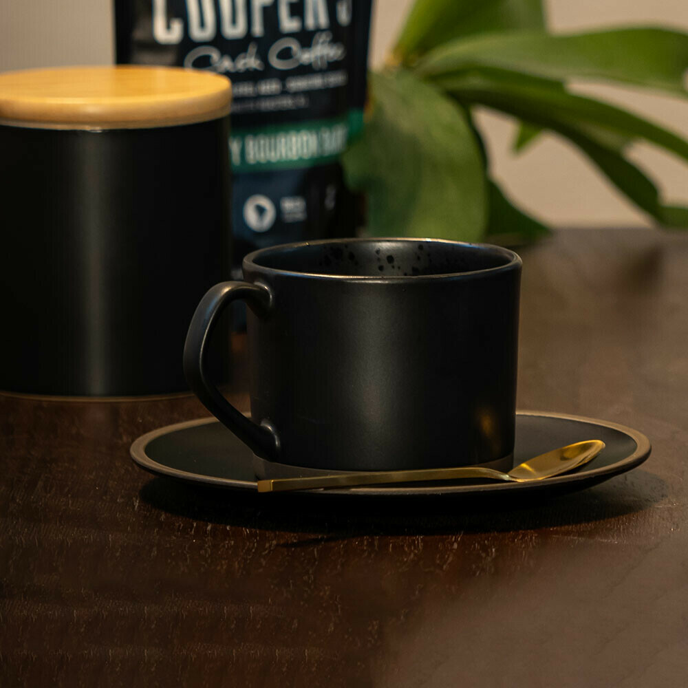 日本 美濃燒 Brew Coffee 咖啡杯盤組