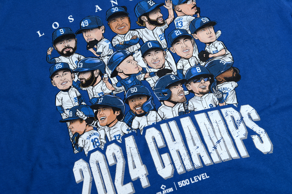 500 Level 洛杉磯道奇隊 2024 世界大賽冠軍 T-Shirt