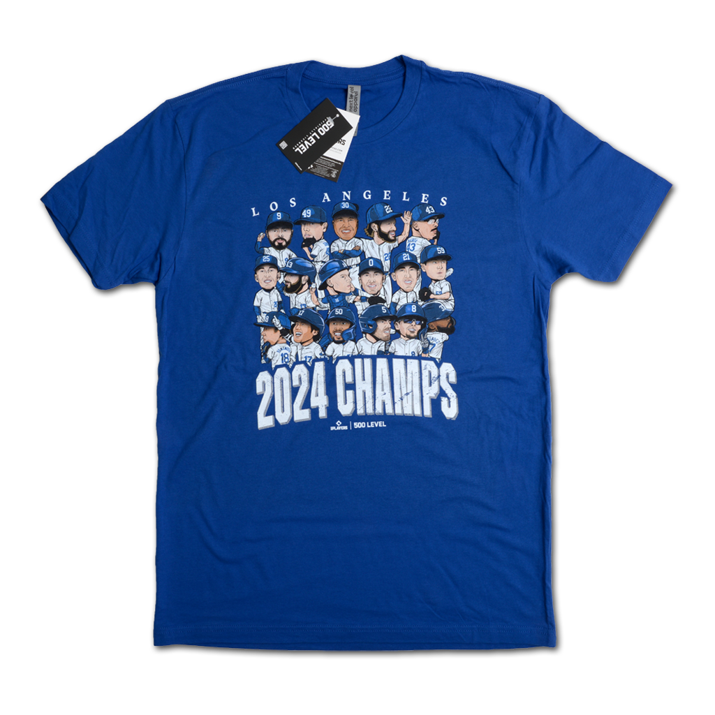 500 Level 洛杉磯道奇隊 2024 世界大賽冠軍 T-Shirt