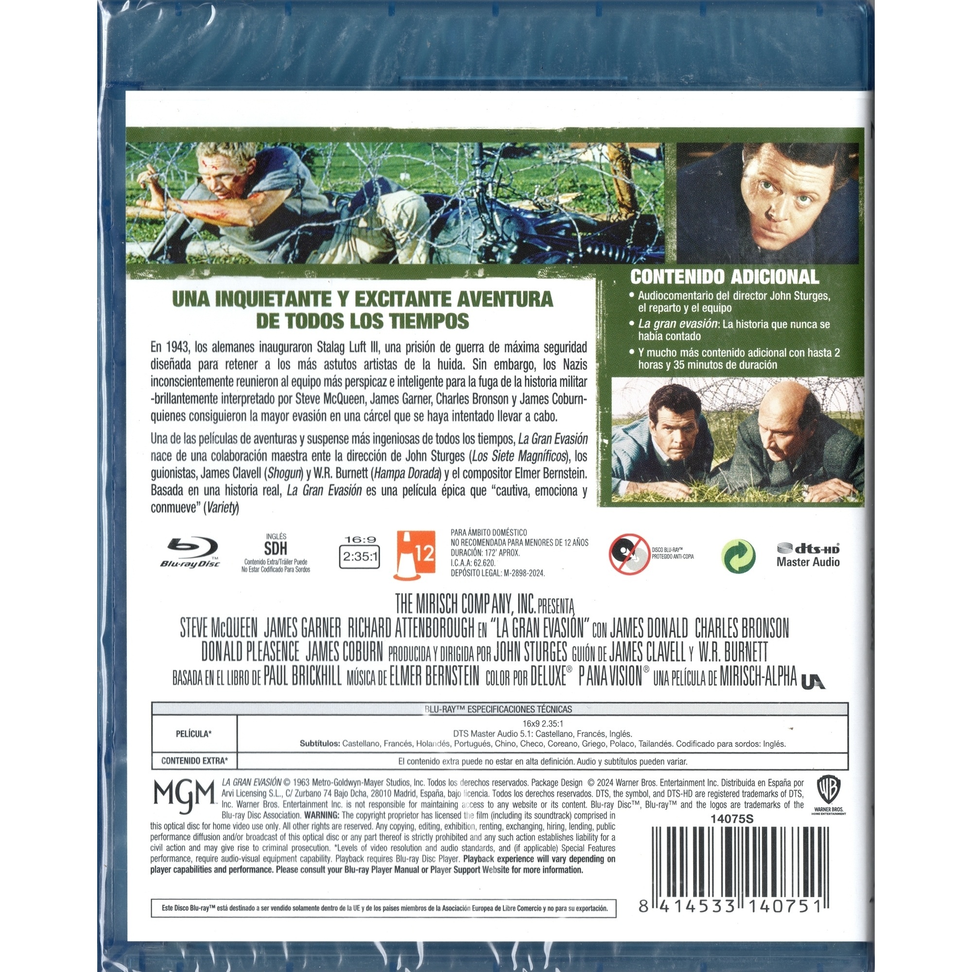 The Great Escape (1963) (Blu-ray) (Spain Version)