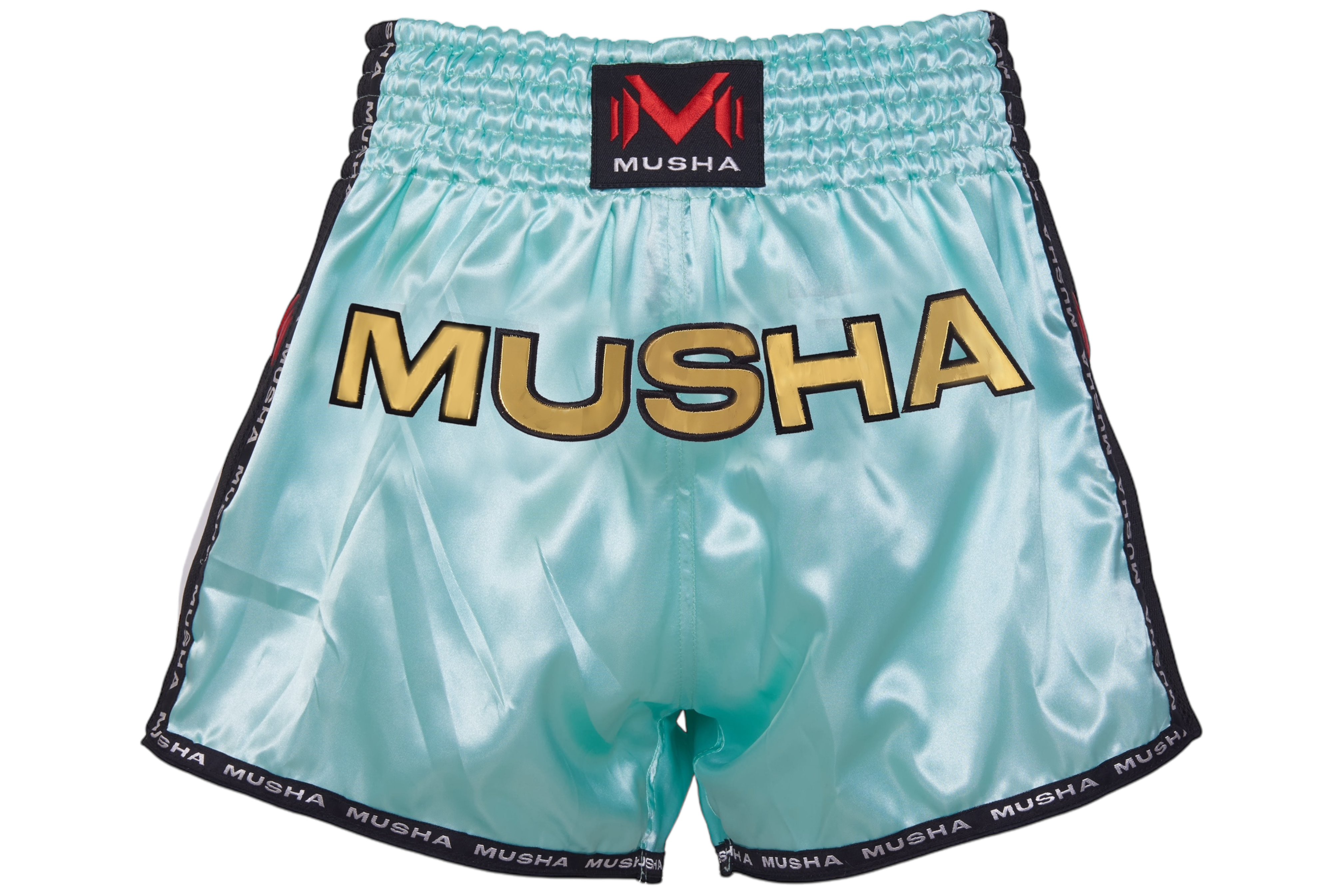 MUSHA 泰拳褲 V2-薄荷綠金