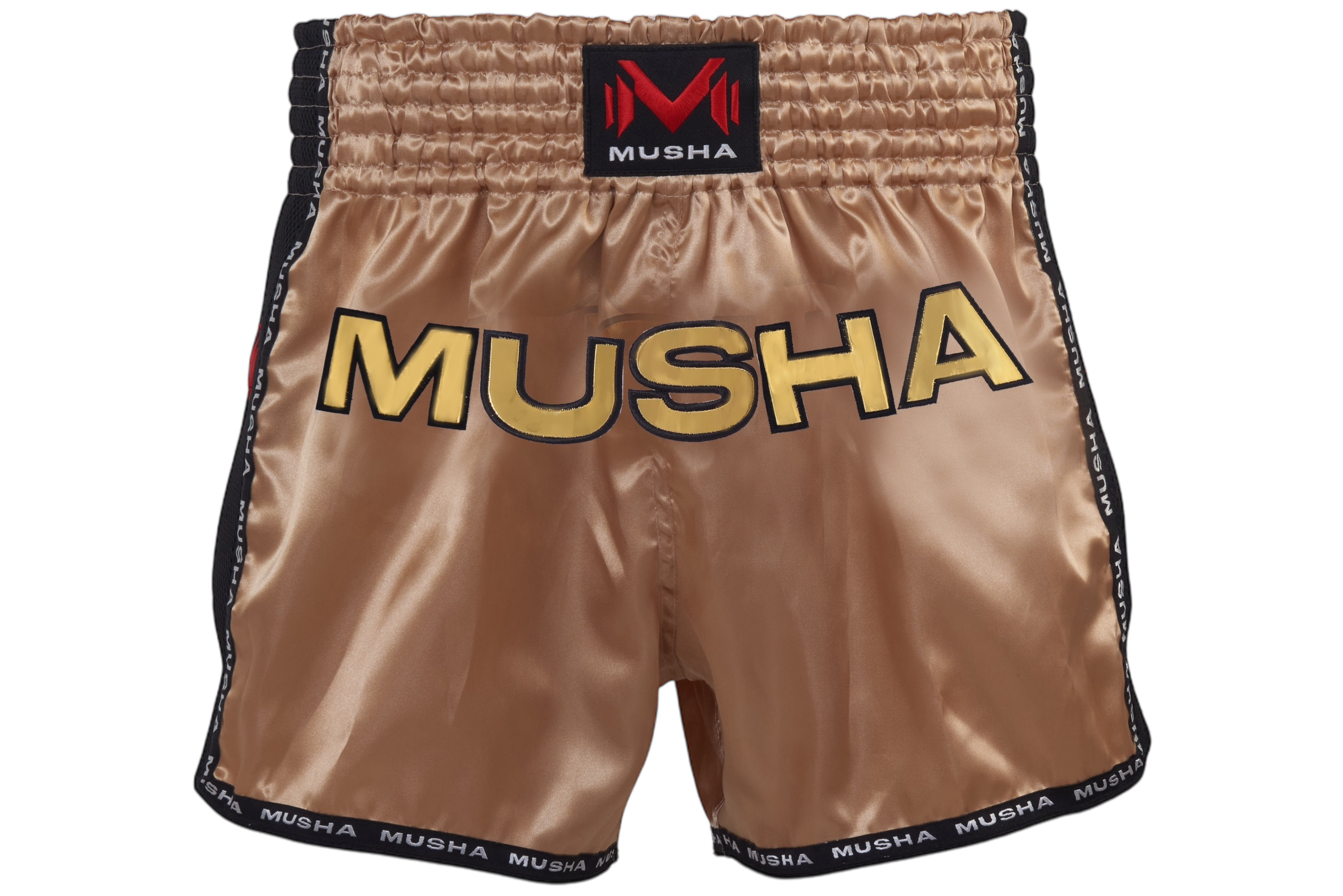 MUSHA 泰拳褲 V2-金色