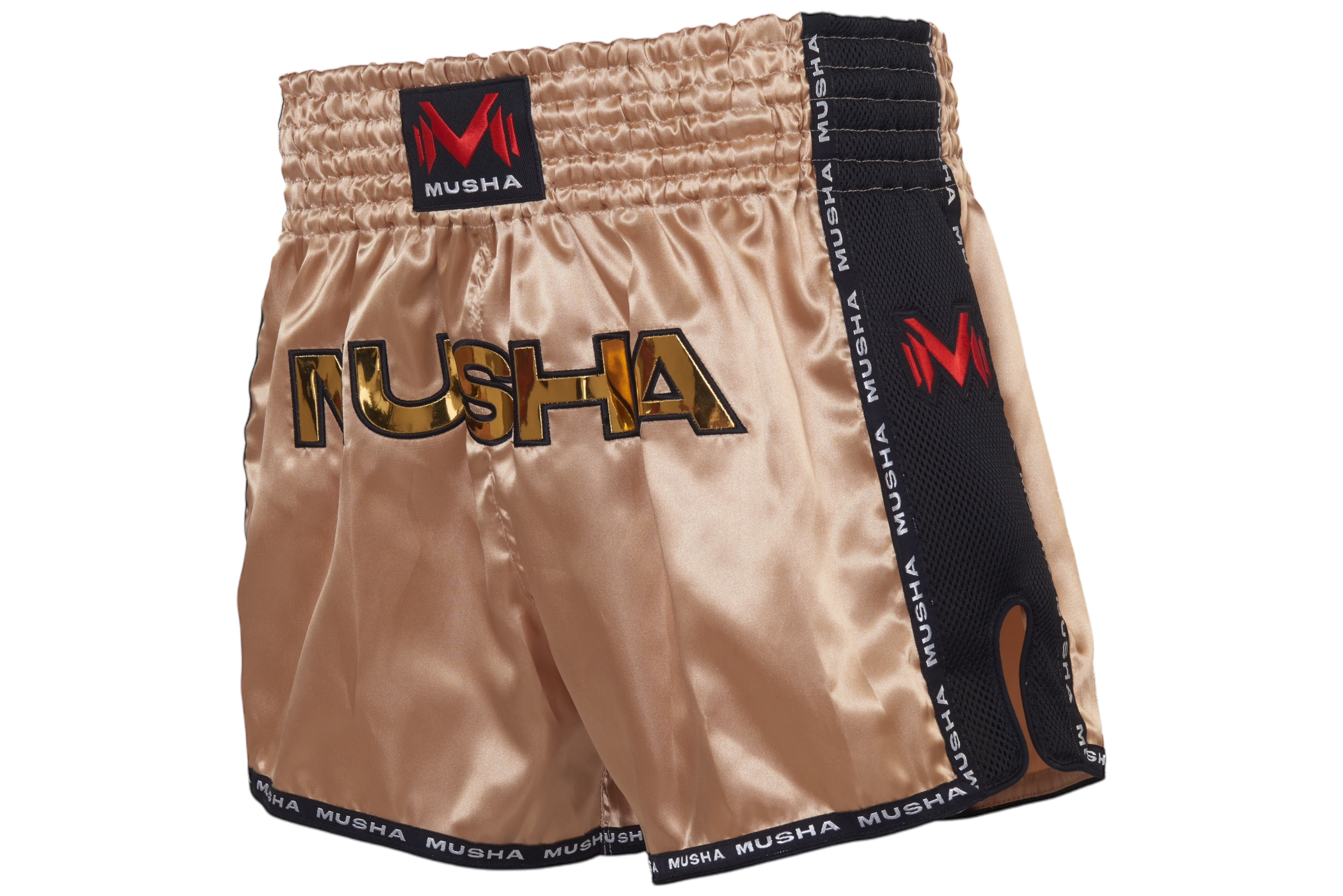 MUSHA 泰拳褲 V2-金色