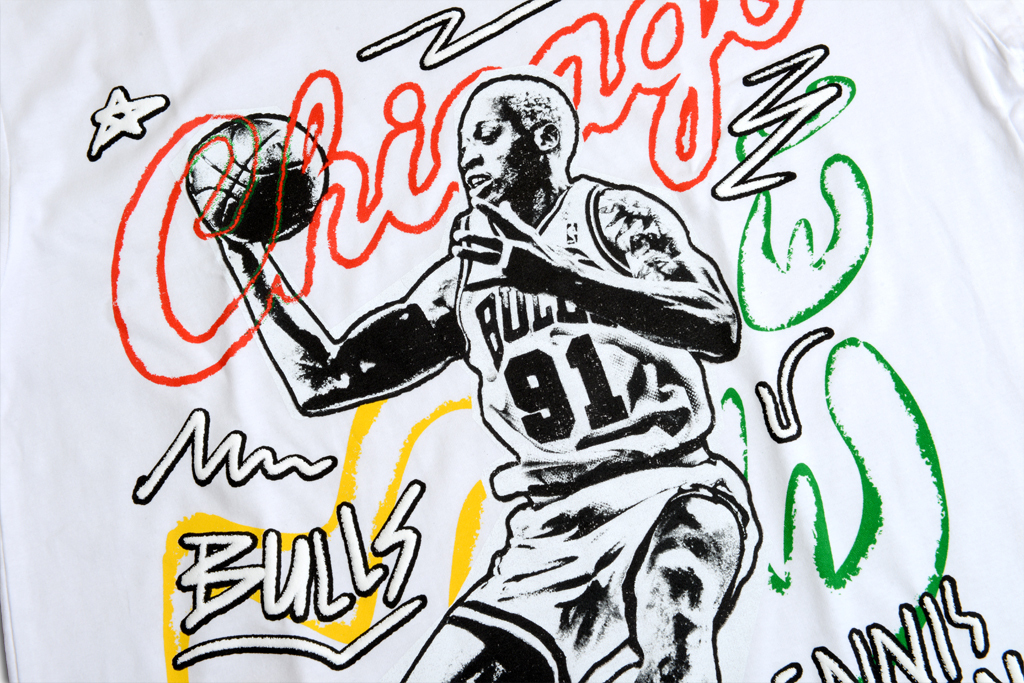 Mitchell & Ness 芝加哥公牛隊 Dennis Rodman Chalked Up T-Shirt